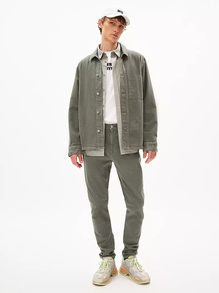 ARMEDANGELS Overshirt FAARN GMT DYE grau