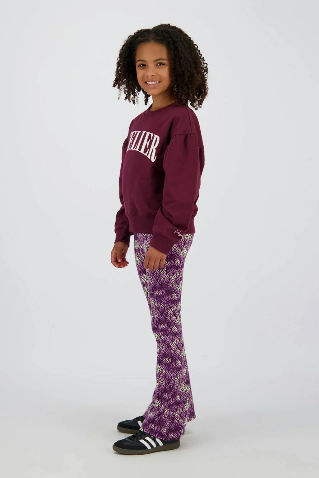 Vingino flared legging paars