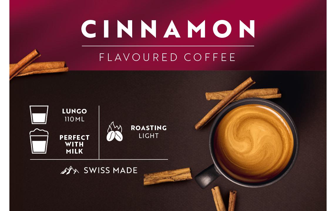 Kaffeekapseln für Nespresso Cinnamon 100 StückKaffeekapseln für Nespresso Maschinen