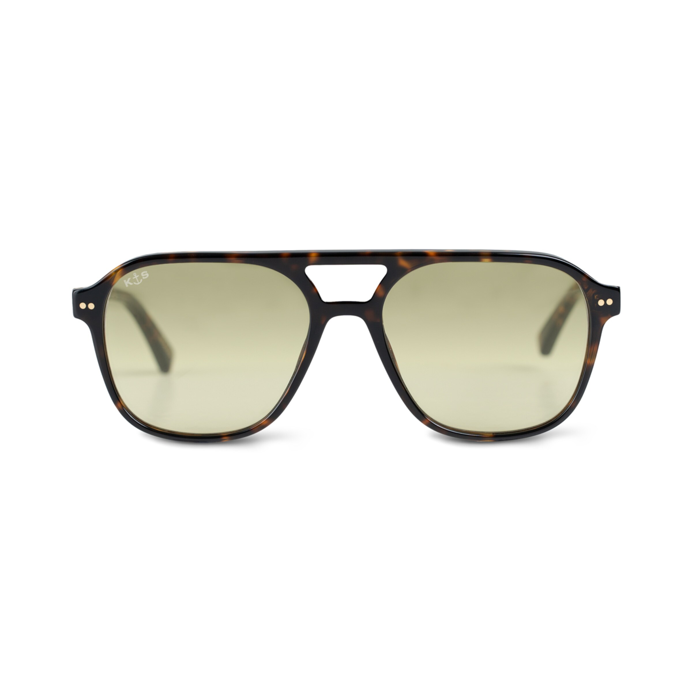 Zurich Oversize Dark Tortoise Green
