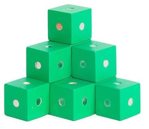 Magnetiske byggeklosser, Grønn