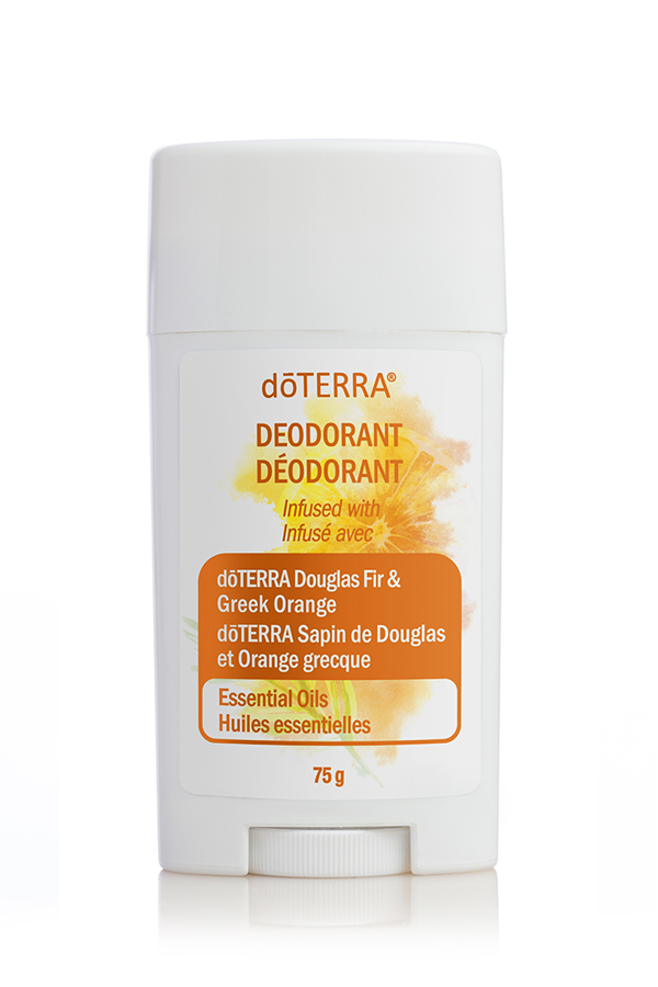 Déodorant aux huiles essentielles de sapin de Douglas et d’orange grecque doTERRA