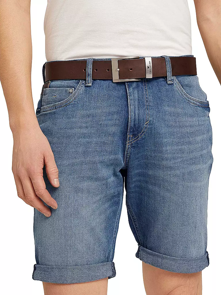 TOM TAILOR Ledergürtel TTTOM braun