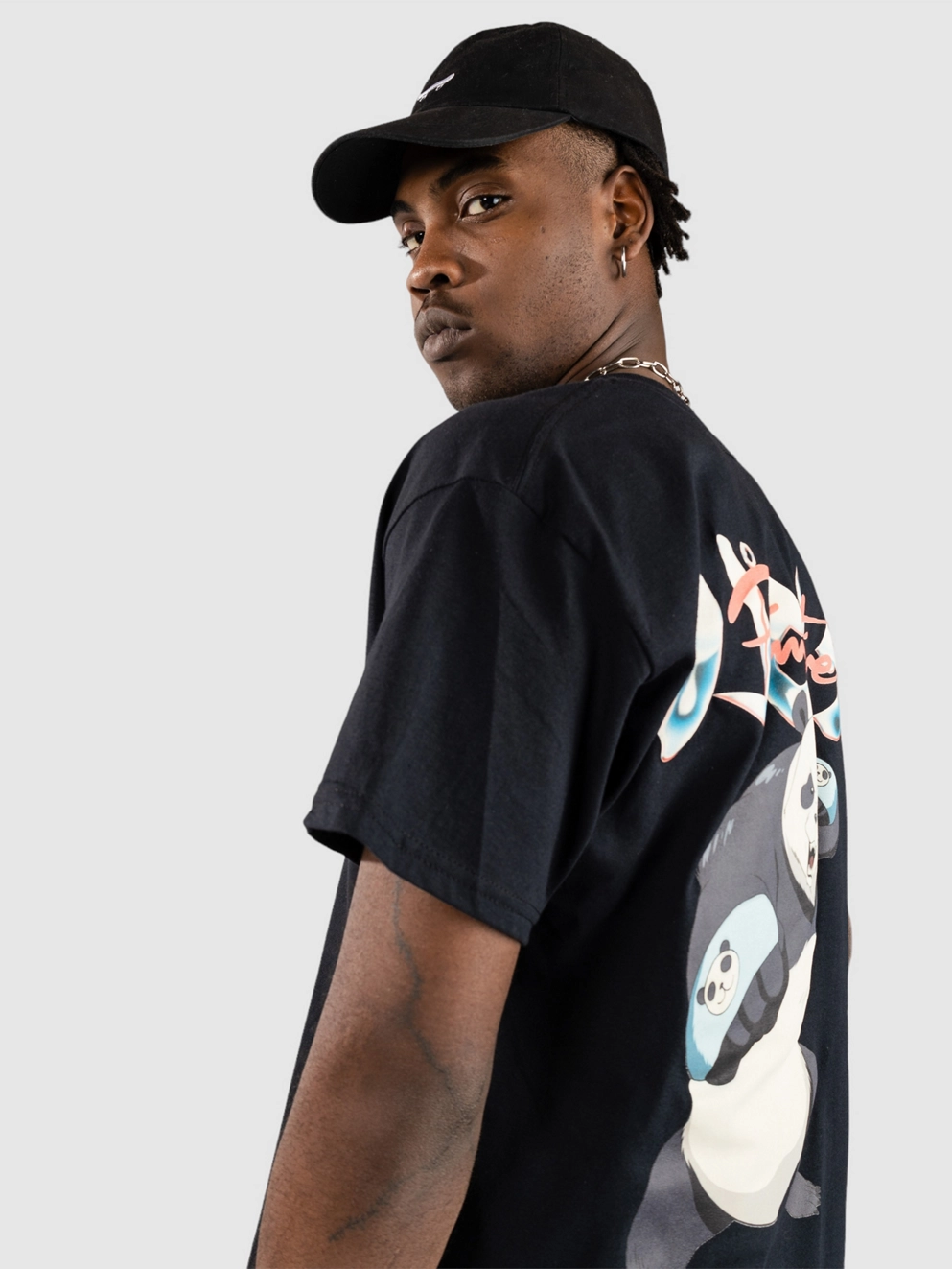 Primitive Panda T-Shirt black