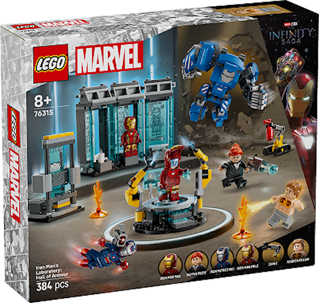 Iron Mans laboratorium: Draktgalleriet LEGO® Super Heroes (76315)