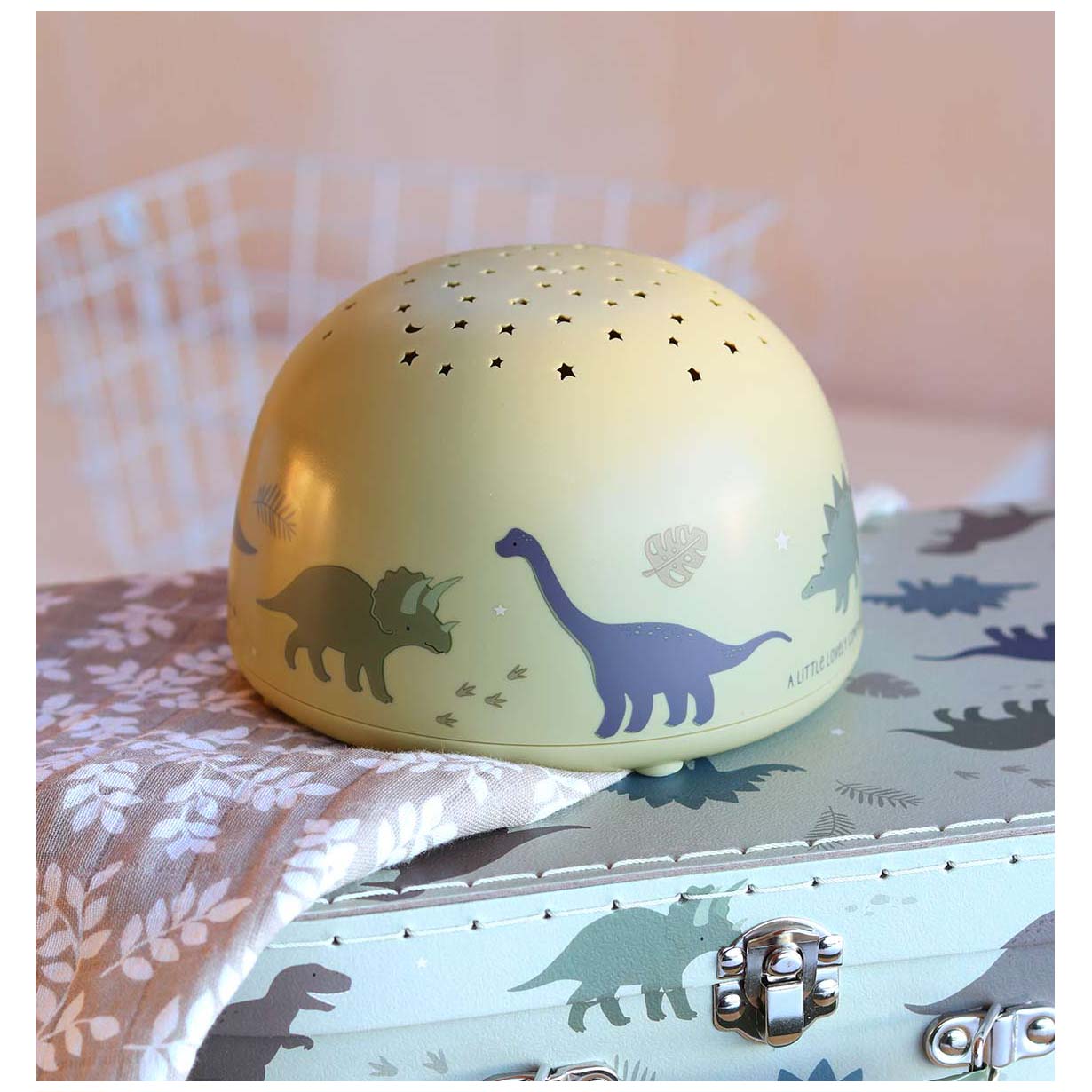 A Little Lovely Company projector dinosaures wit