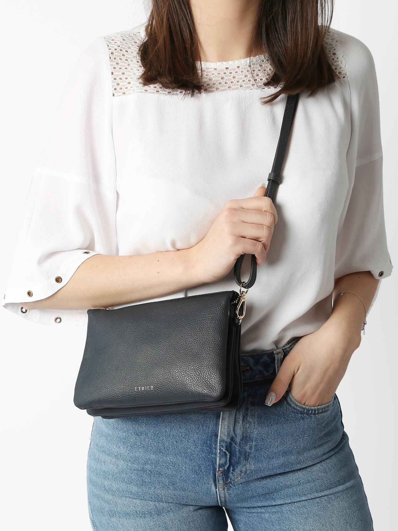 Sac bandoulire Tradition cuir ETRIER
