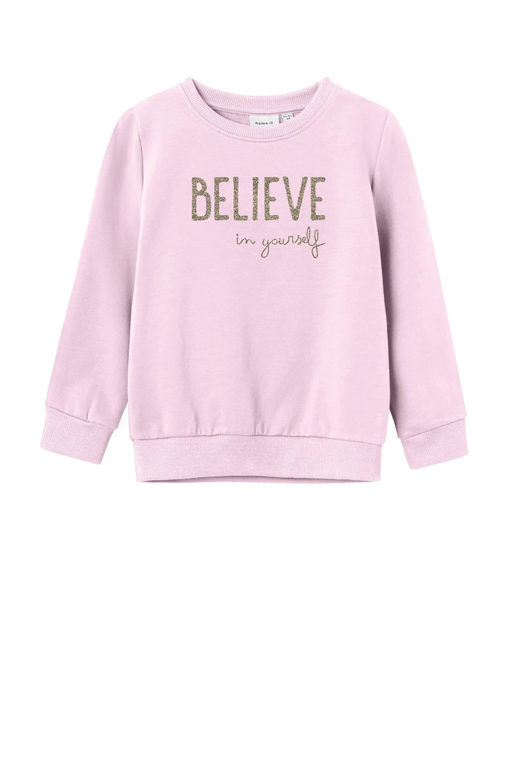 NAME IT MINI sweater lichtroze