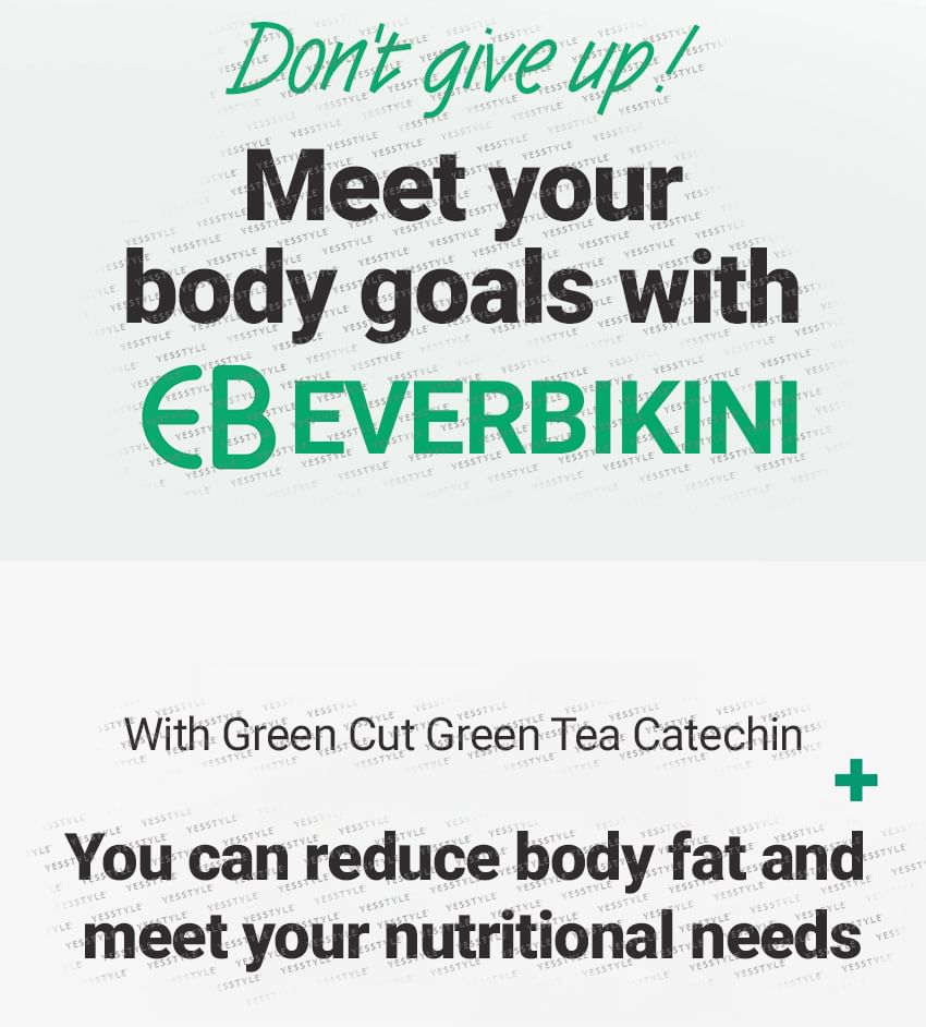 Everbikini - Groene gesneden groene thee catechine