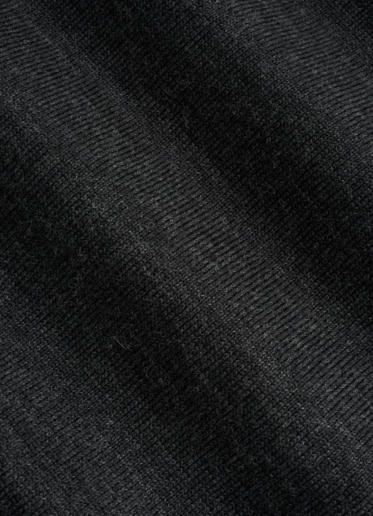 Col roulé Merino gris foncé