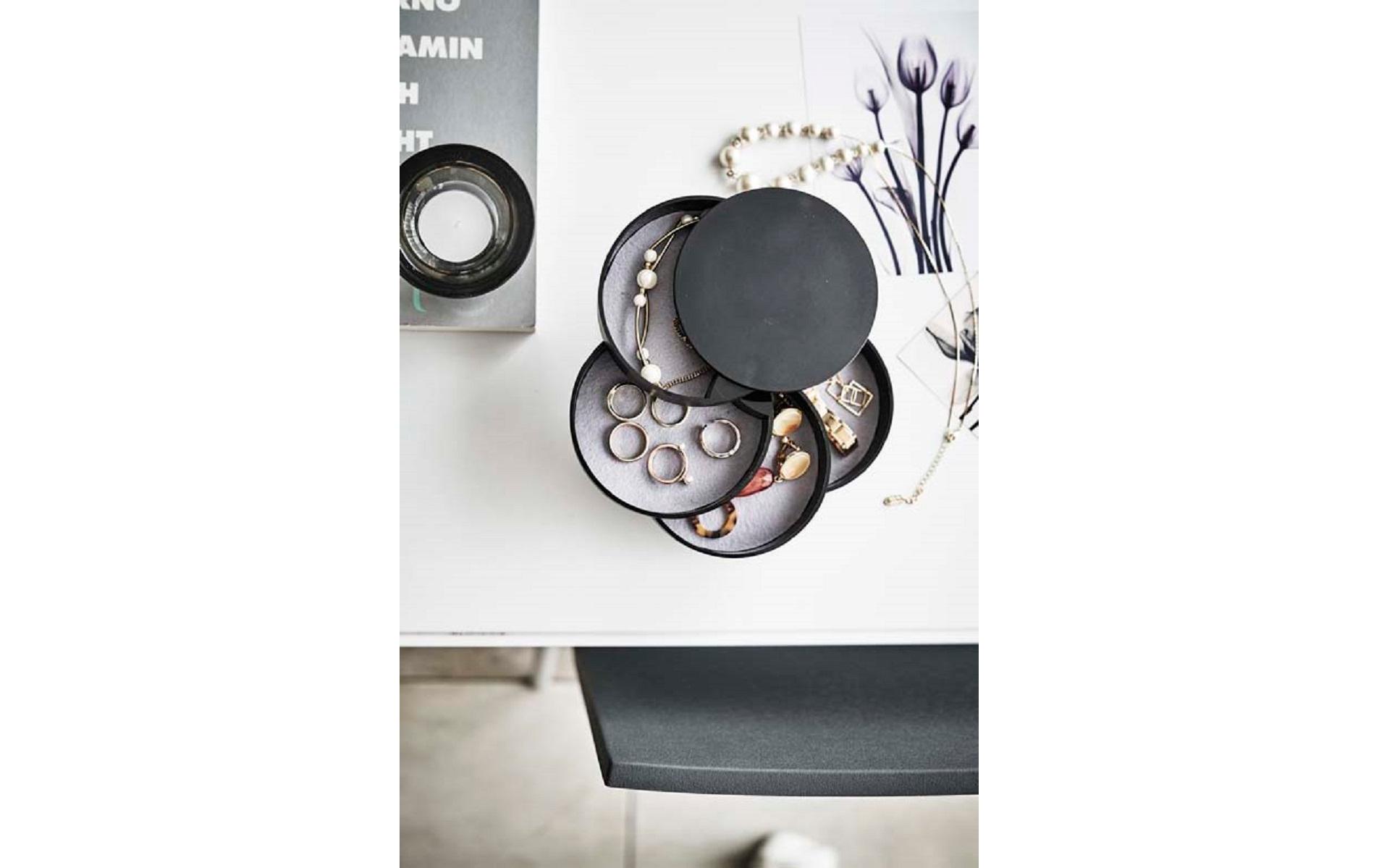 Schmuckhalter Tower 10 cm, SchwarzSchmuck-Accessoire