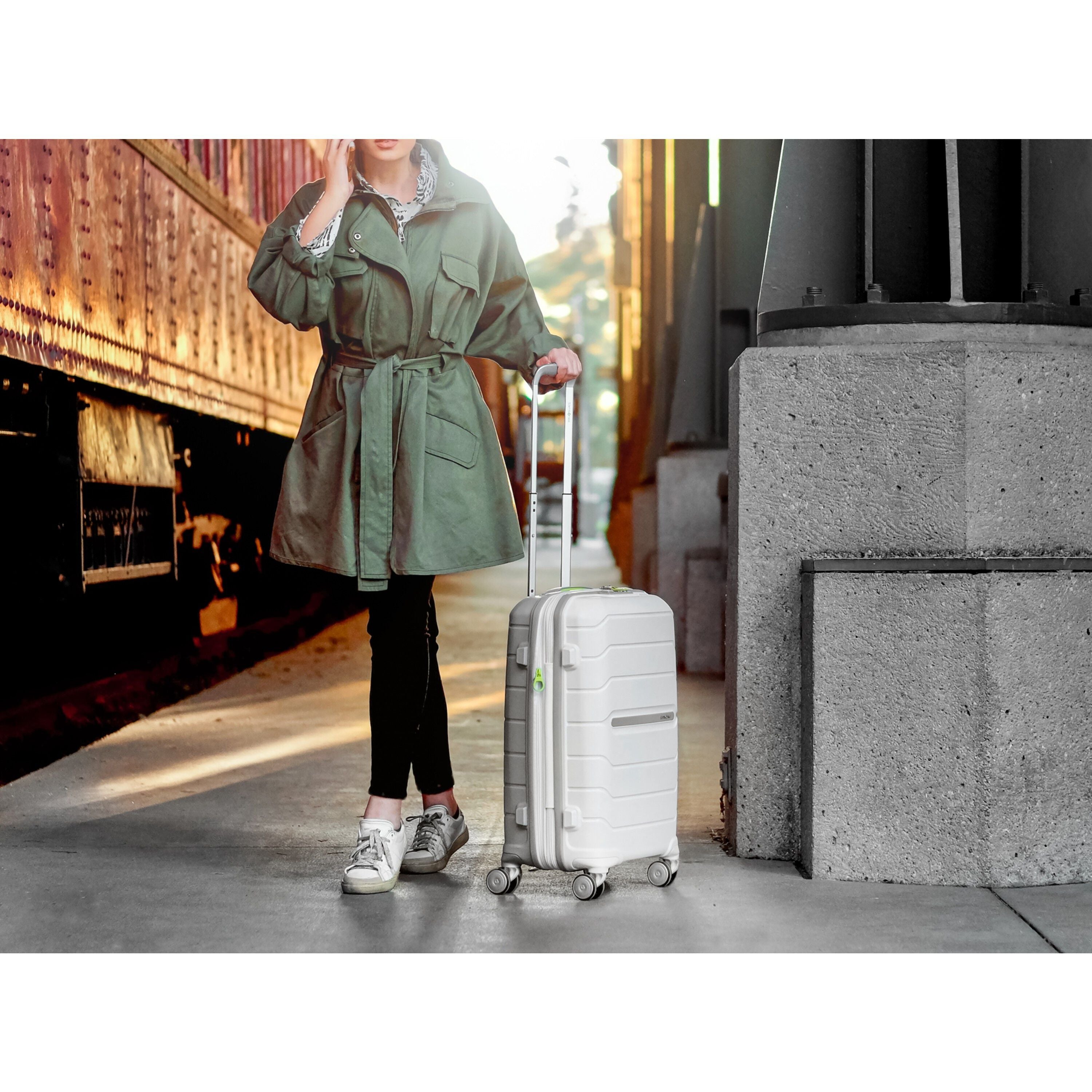 Mala de bordo Samsonite Freeform com rodinhas giratórias