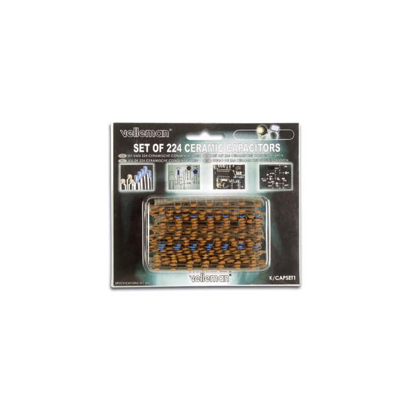 Conjunto condensadores 10pF 220nF K/CAP1