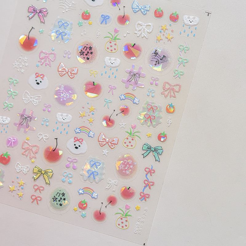 swarliss - Cartoon Nail Art Stickers