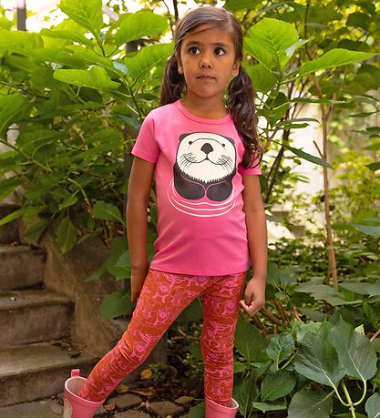 DYR Leggings - Tier Gepard - Super Pink/Rust Savanne