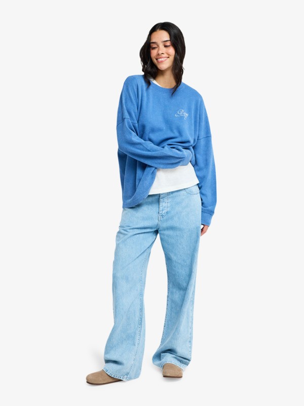 Eastside Midweight T-shirt manches longues Bleu Femme