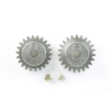 TAMIYA Motorritzel-Set 22/23 Modul 0.6 1x 22 Zähne 1x 23 Zähne
