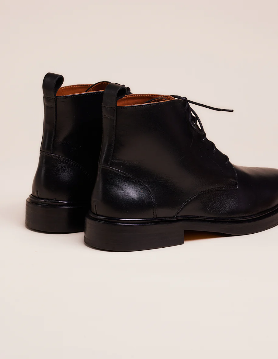 Bottines Guillaume - Cuir noir