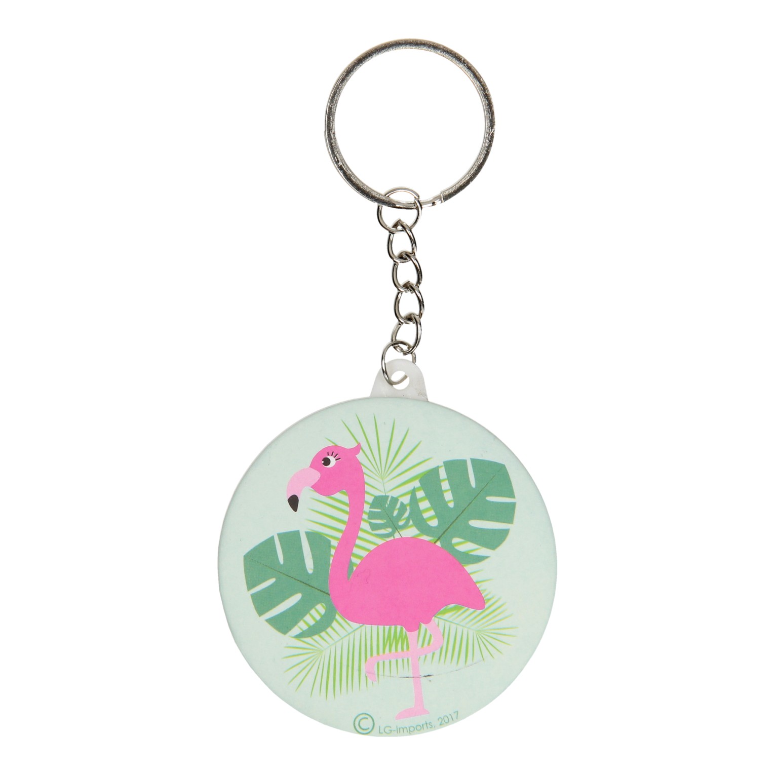 Sleutelhanger Flamingo met Spiegeltje