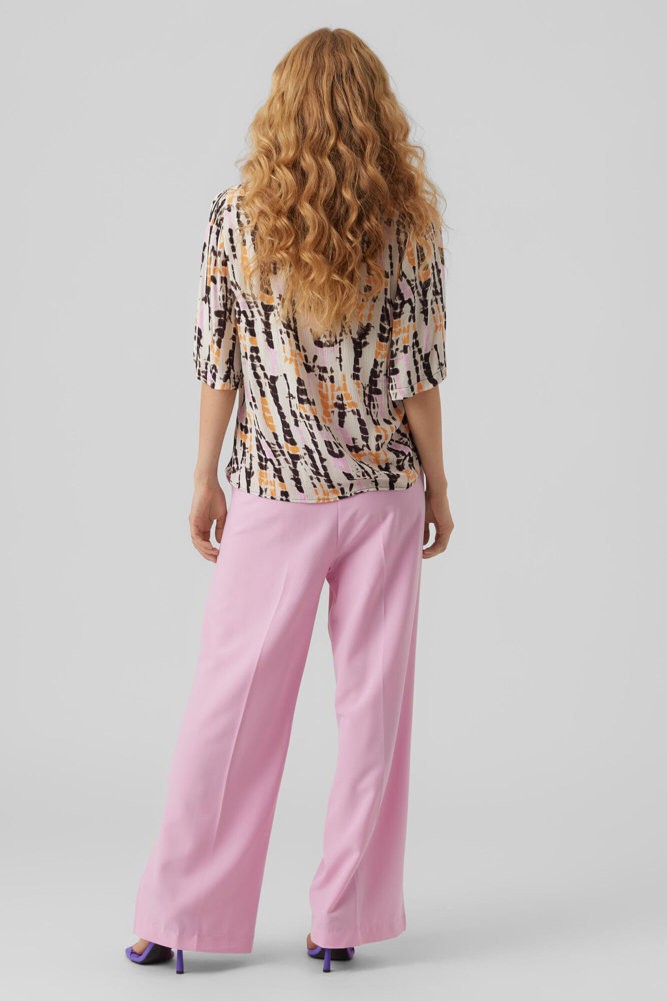 Blusa de manga 2/4 - Cinza