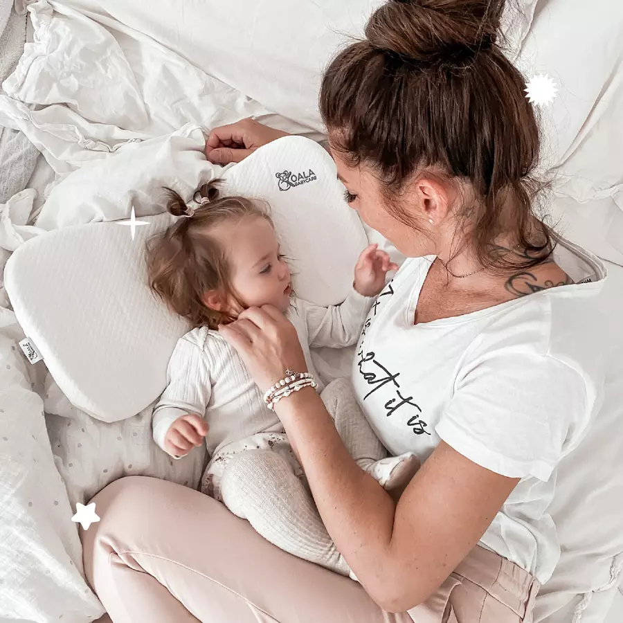 KOALA BABYCARE® Kopfkissen für Babys, ab 12 Monate weiß