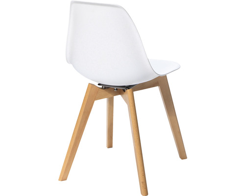 Veba Keeve tuinstoel, 83 x 47 x 53 cm, hout, wit