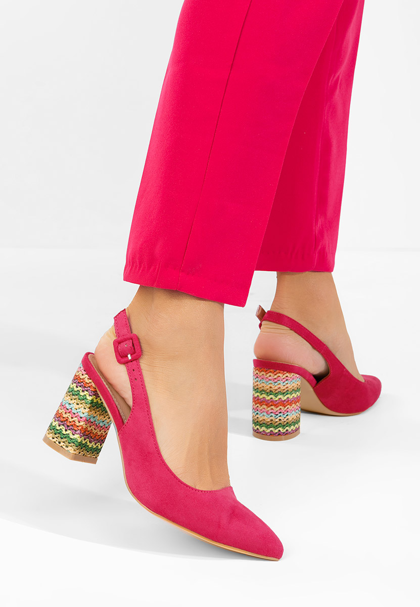 Chaussures slingback fuchsia Alesiella