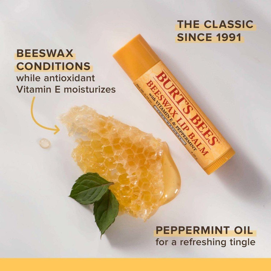 Burt's Bees Lip Balm 4 Pack Freshly Picked 4pcs