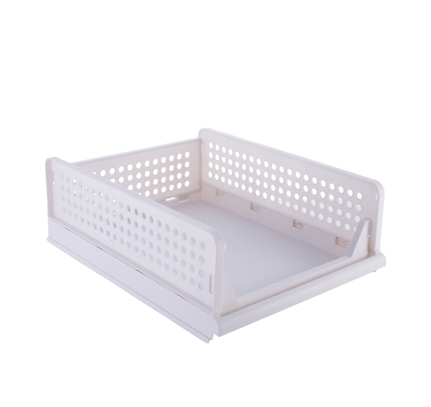 Schrank-Organizer stapelbar 3er Set 43 x 33 x 18.5 cm