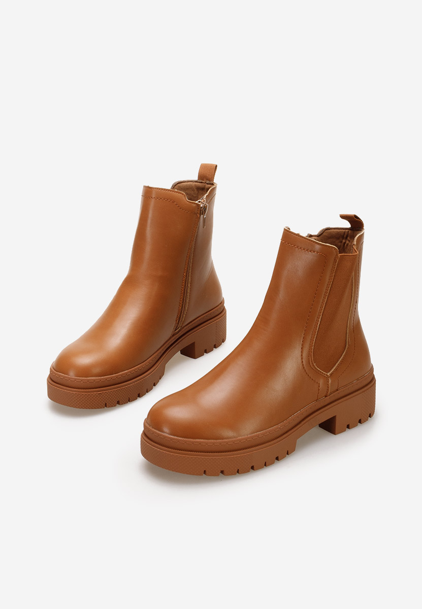 Bottines chelsea femme chameau Eledia