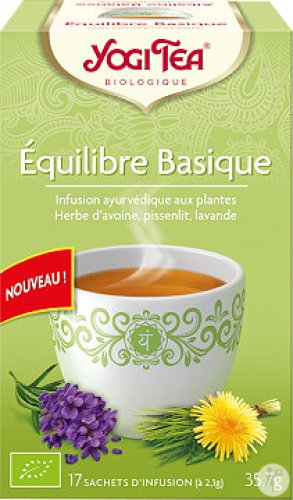 Yogi Tea Équilibre Basique Bio 17 Sachets Infusion