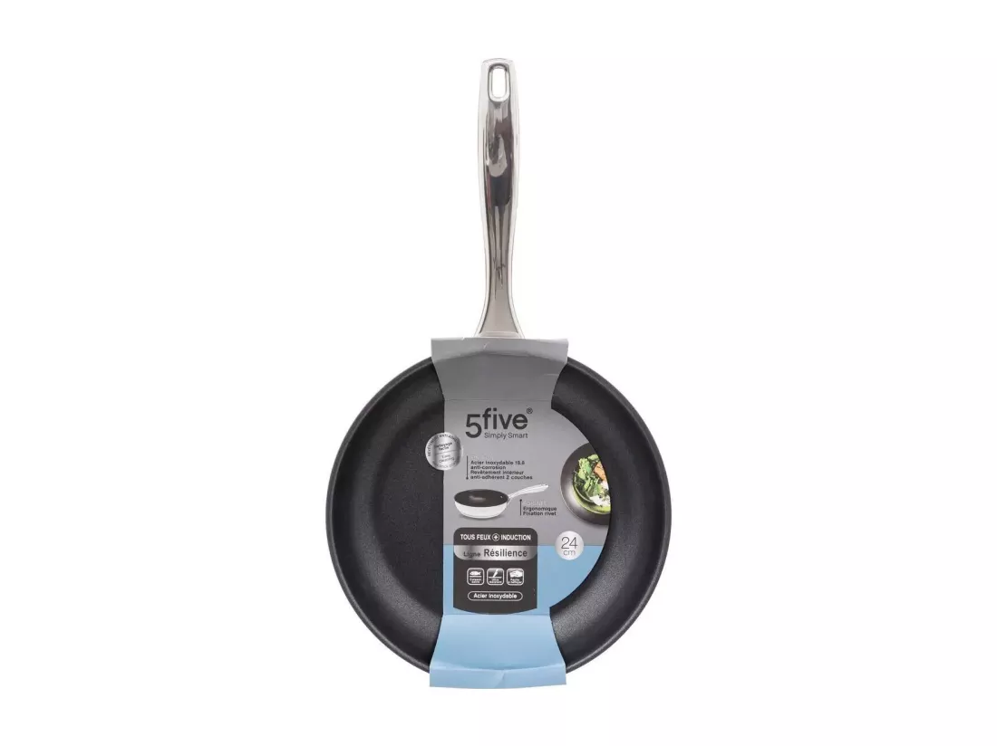 Poele Résilience 24cm gris - FIVE