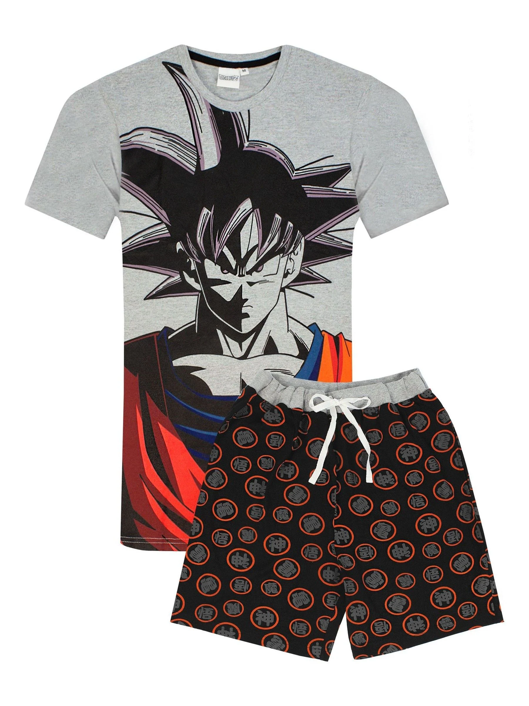 Vanilla Underground Mens Dragon Ball Z Goku Short Sleeve Long Leg Pyjamas Set