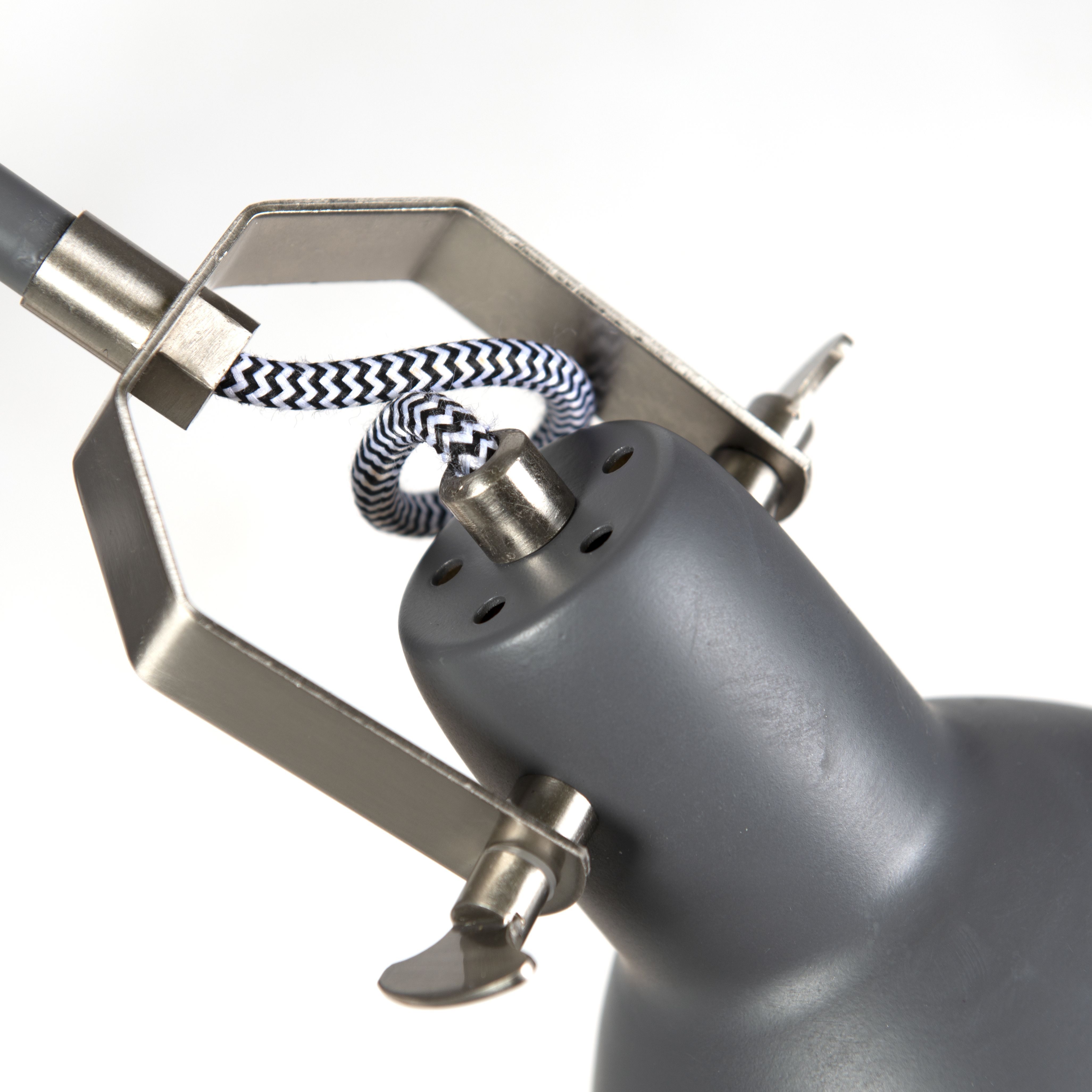 Industriële wandlamp grijs verstelbaar - Dazzle