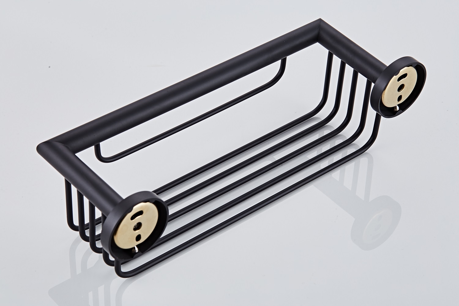 Saniclear Nero badrek / doucherek 30cm mat zwart