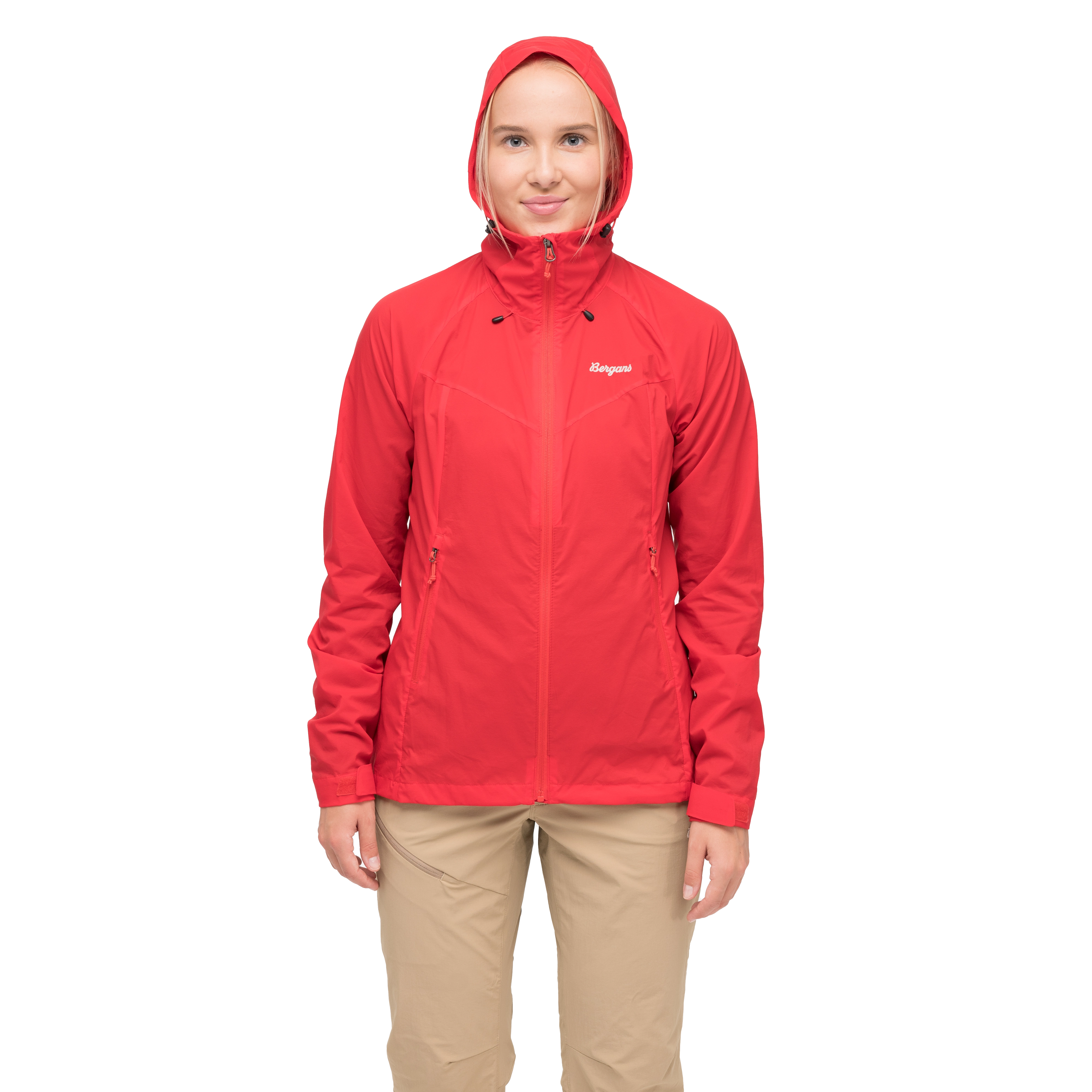 Rabot Windbreaker Jacket Women Fire Red