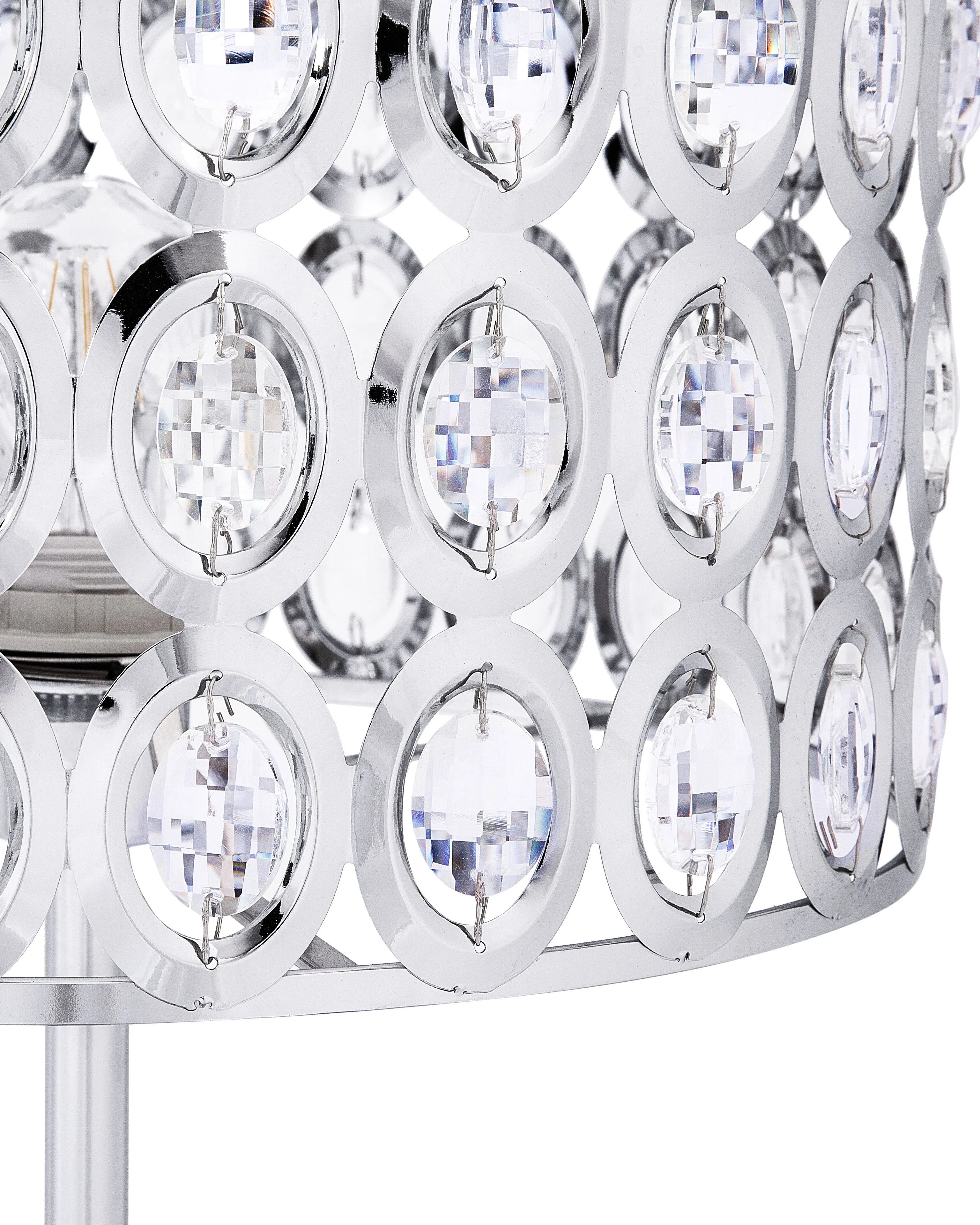 Staande lamp TENNA Kristal Zilver