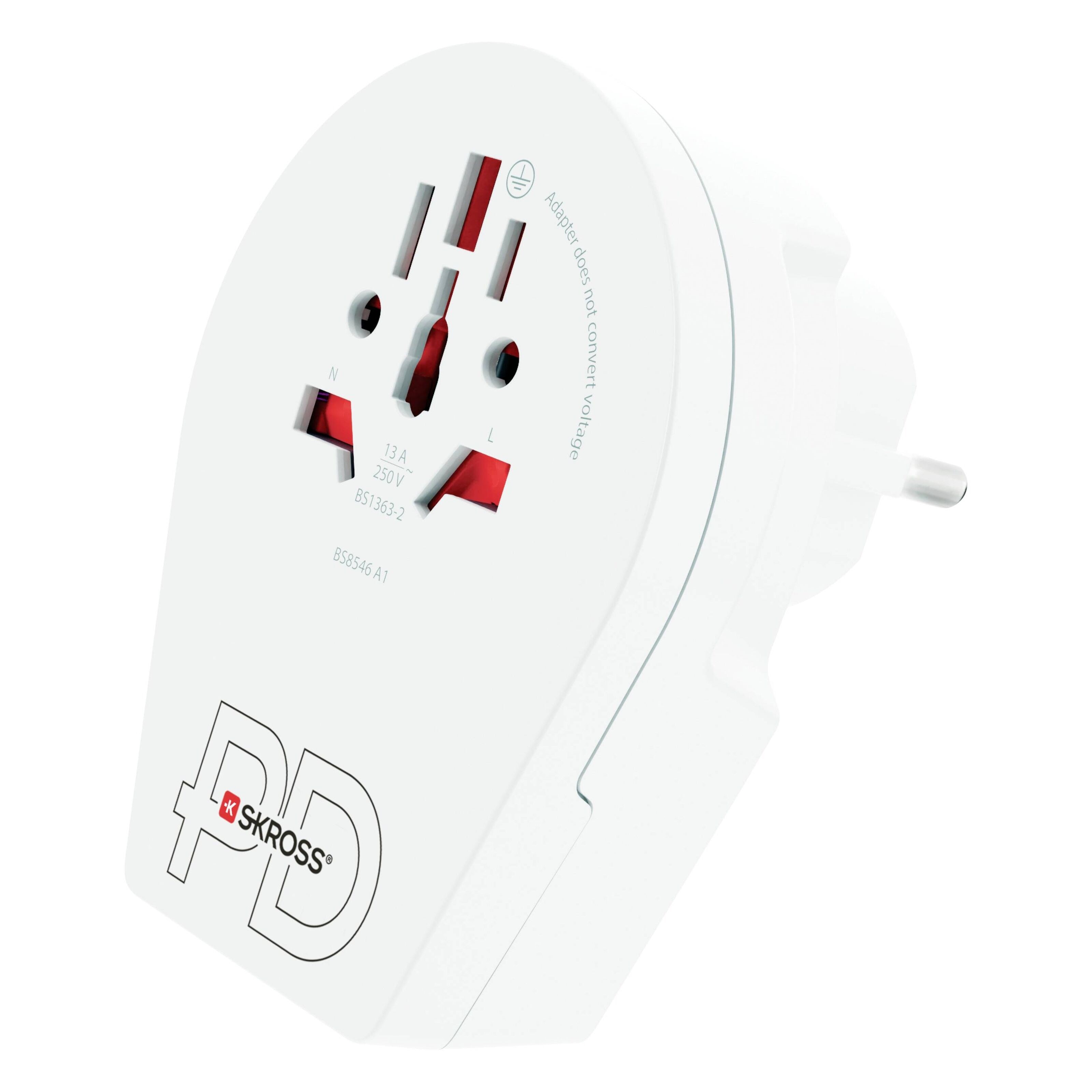 Skross Jordet reiseadapter PD - universal til Norge