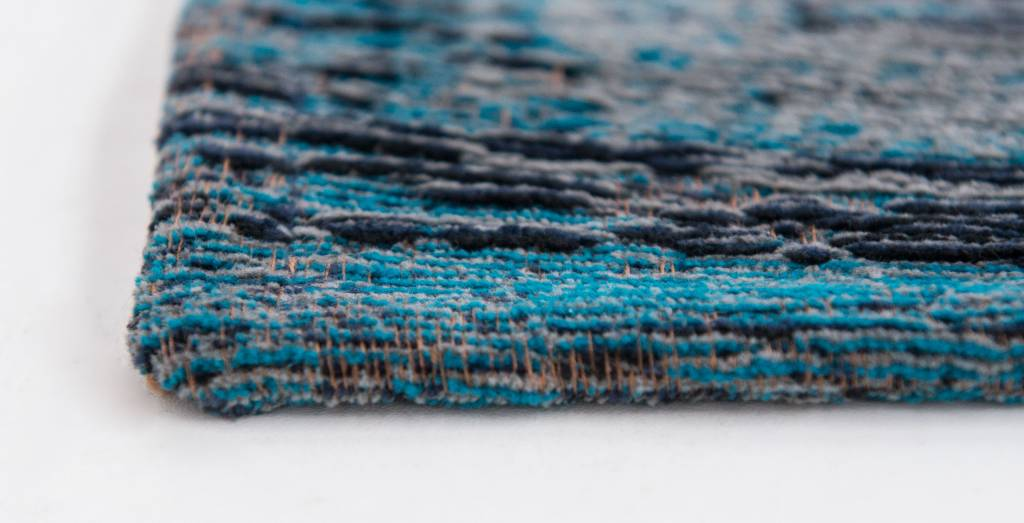 Louis de Poortere Vloerkleed - Fading World Grey Turquoise 8255 - 170 x 240 cm