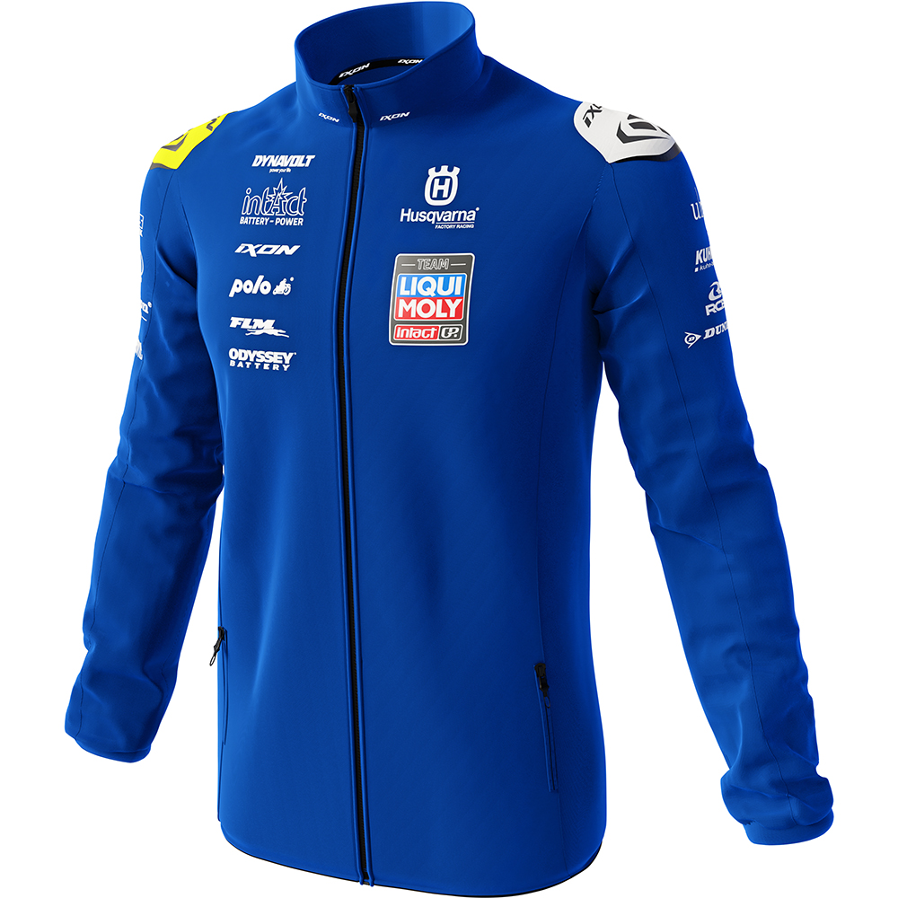 Ixon - Sweat zippé Liqui Moly 23 Bleu