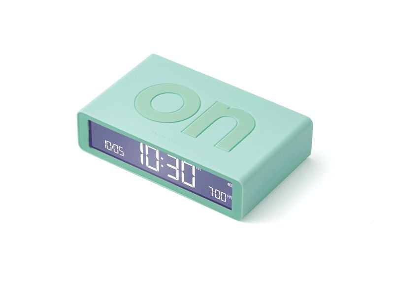 Lexon Digitalwecker Flip Classic Mint LCD-Wecker