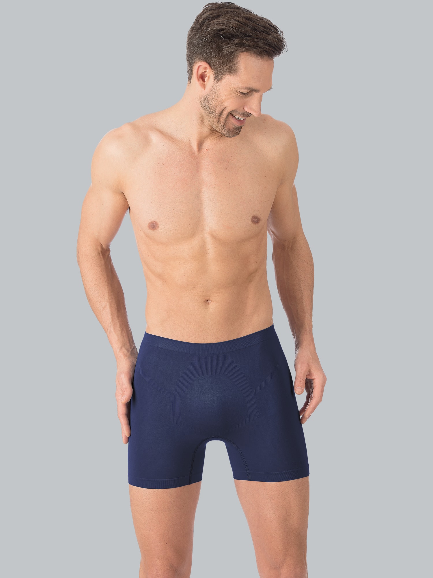 Pants aus Polyamid/Elastan Navy