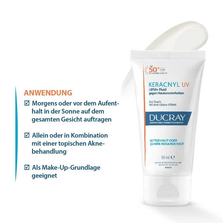 Ducray Keracnyl UV Fluid LSF 50 + , 50 ml