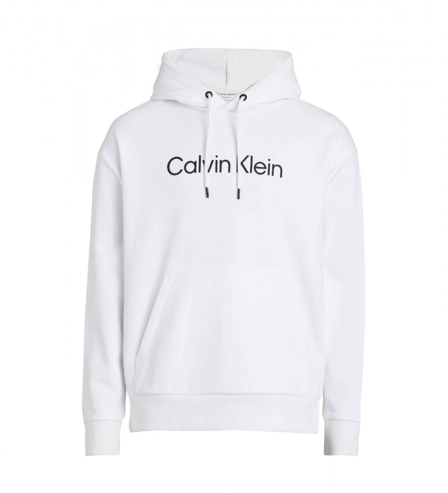 Moletom Calvin Klein Hero Logo Comfort, Branco