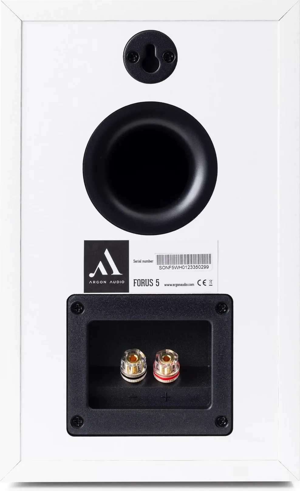 Argon Audio Forus 5 Blanc (la paire) Enceintes bibliothèque