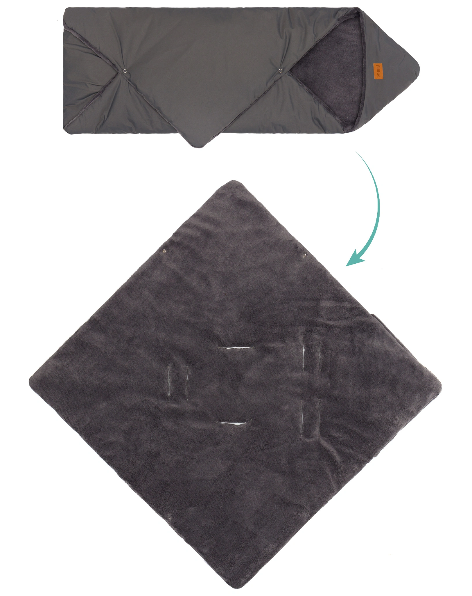 Winterfußsack TANAGA in grau
