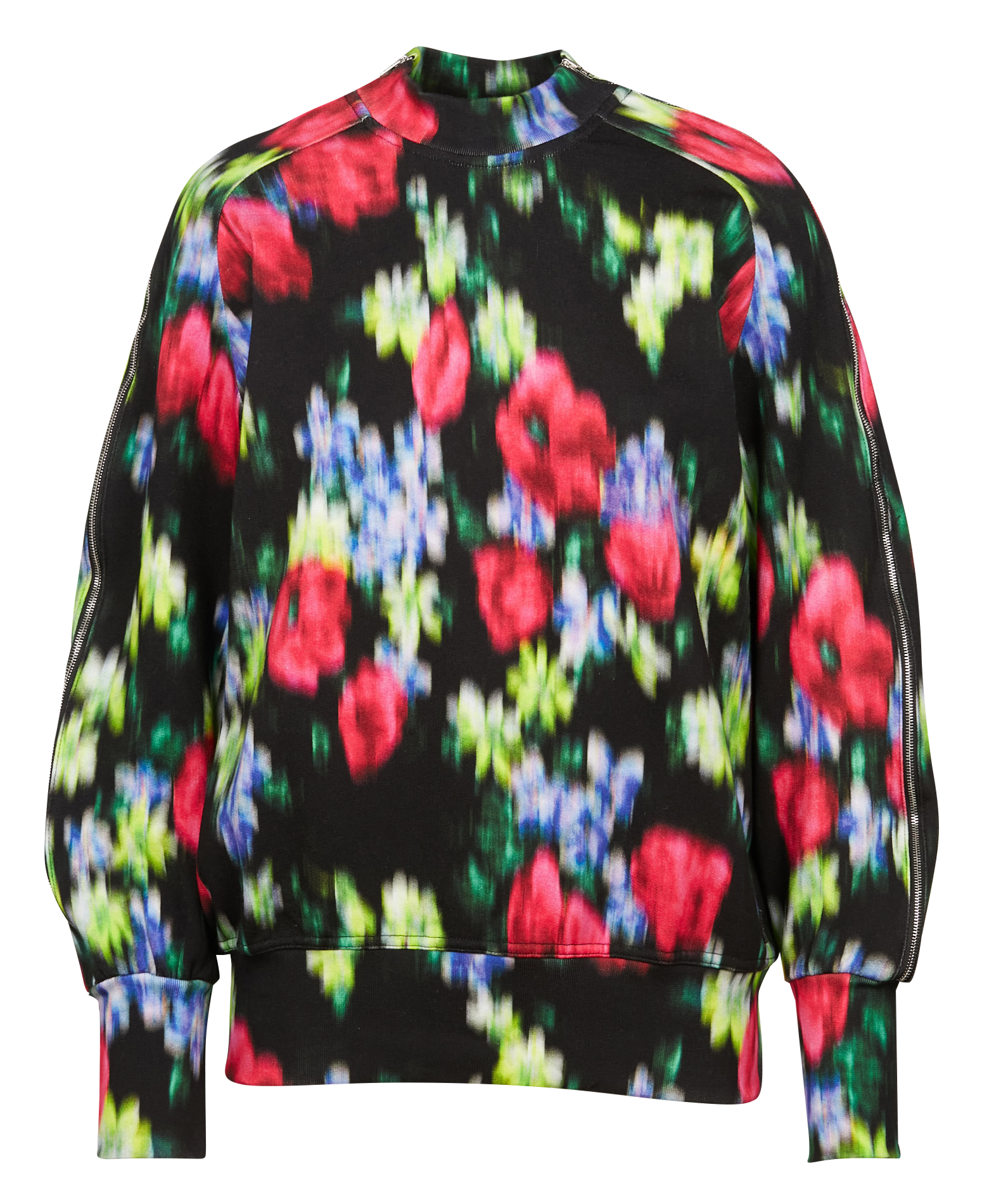 Sweatshirt à imprimé exclusif| Noir