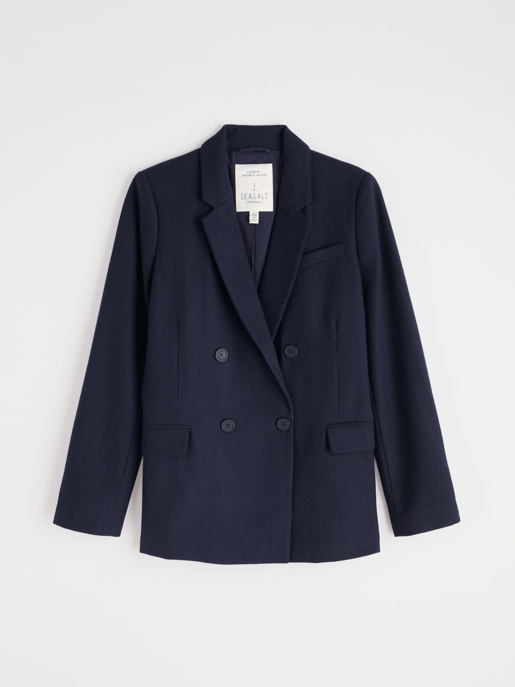 Seasalt Cornwall Lowena Wool-Blend Blazer