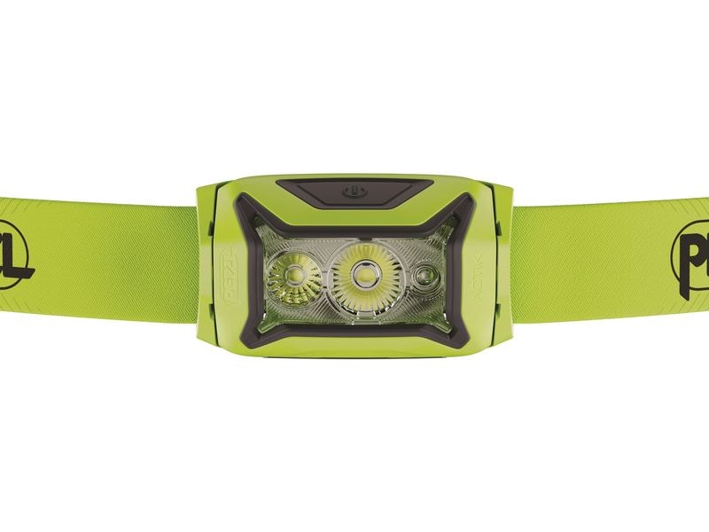 Petzl Stirnlampe Actik Grün, 450 lm Einfach zu bedienende kompakte Stirnlampe