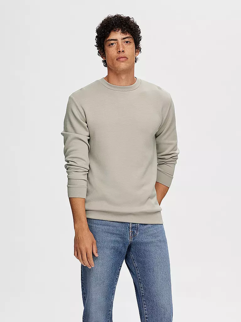 SELECTED Sweater SLHEMANUEL weiss